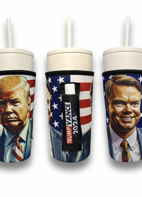 Trump Vance 20oz Large Coffee / Tea / Tumbler Handler™ - Drink Handlers
