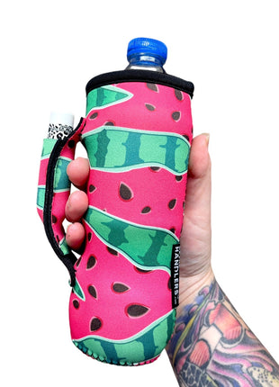 Watermelon 16-24oz Soda & Water Bottle / Tallboy Can Handler™ - Drink Handlers