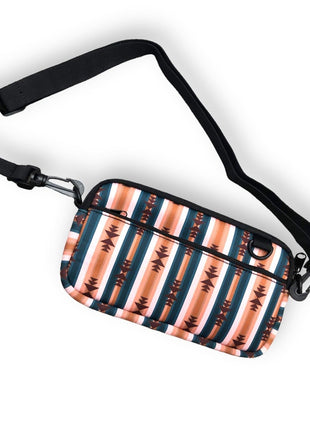 Western Aztec Cross Body Purse - Drink Handlers
