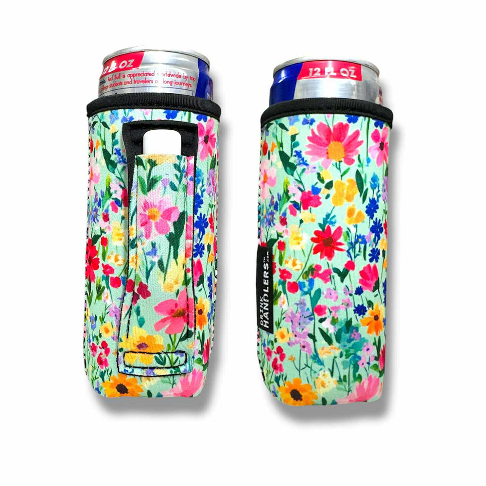 Wildflowers 12 - 16oz Slim Can Handler™ - Drink Handlers