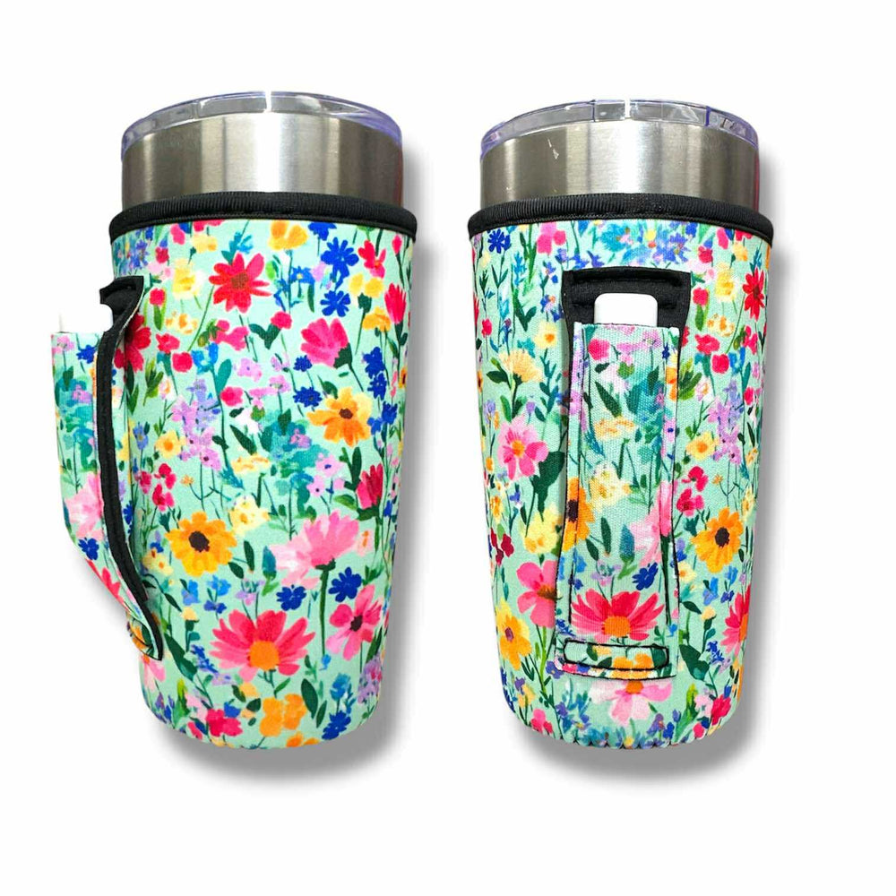 Wildflowers 20oz Large Coffee / Tea / Tumbler Handler™ - Drink Handlers