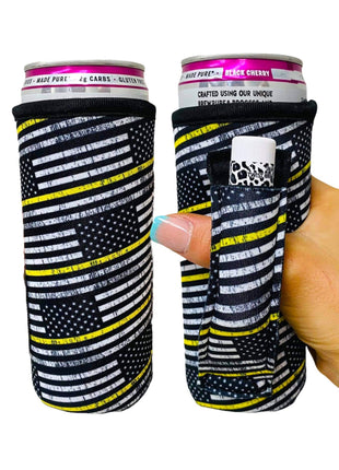 Yellow Line 12oz Slim Can Handler™ - Drink Handlers