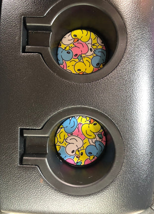 You've Been Ducked Neoprene Car Coasters - Drink Handlers