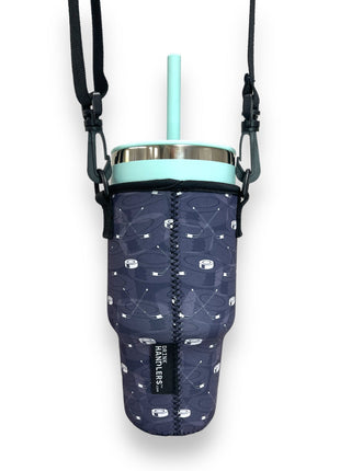 Hockey 25-35oz Tumbler With Handle Sleeve