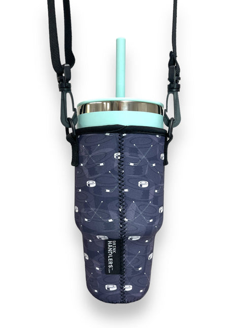 Hockey 25-35oz Tumbler With Handle Sleeve
