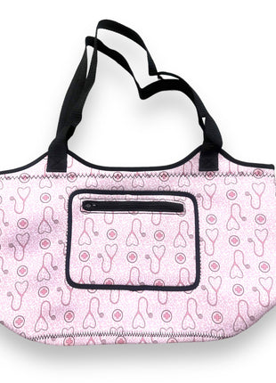 Nurse Leopard Neoprene Tote