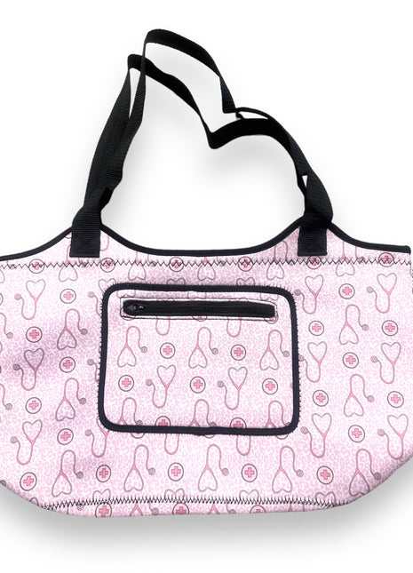Nurse Leopard Neoprene Tote