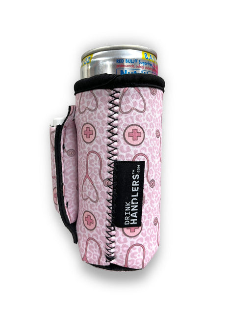 Nurse Leopard 8-10oz Slim Can Handler™