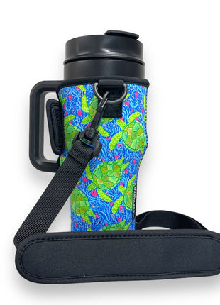 Sea Turtles 25-35oz Tumbler With Handle Sleeve