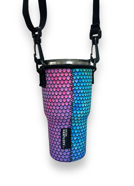 Purple Mermaid 25-35oz Tumbler With Handle Sleeve