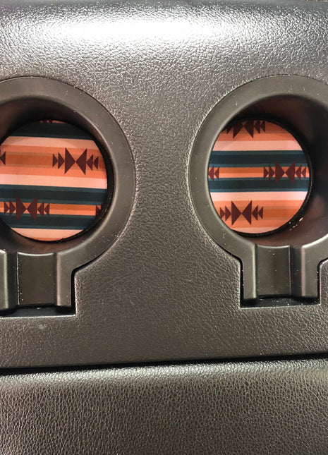 Western Aztec Neoprene Car Coasters
