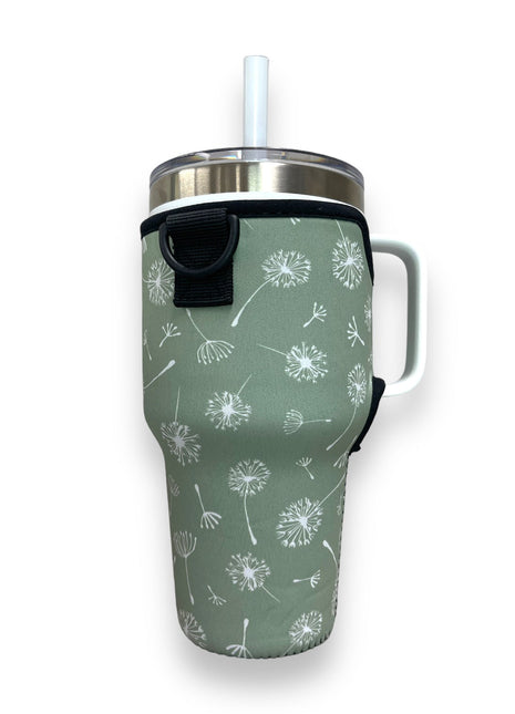 Dandelion 25-35oz Tumbler With Handle Sleeve