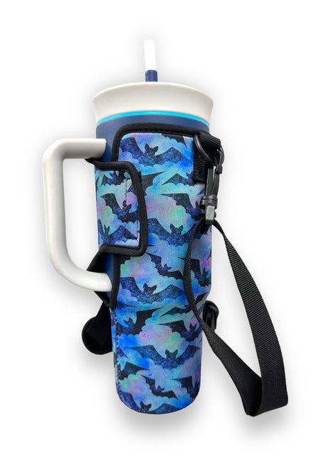 Bats 40oz Tumbler With Handle Sleeve