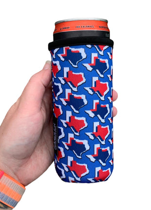 Red White & Texas 12oz Slim Can Handler™