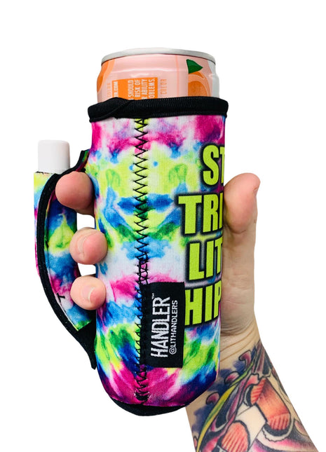 Stay Trippy Little Hippie 12oz Slim Can Handler™