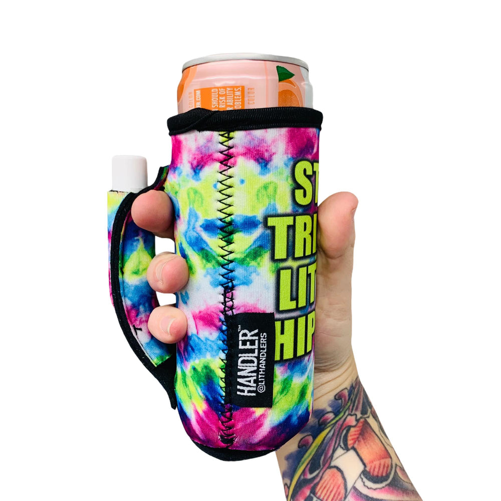 Stay Trippy Little Hippie 12oz Slim Can Handler™