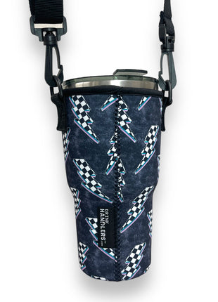 Lightning Bolts 25-35oz Tumbler With Handle Sleeve