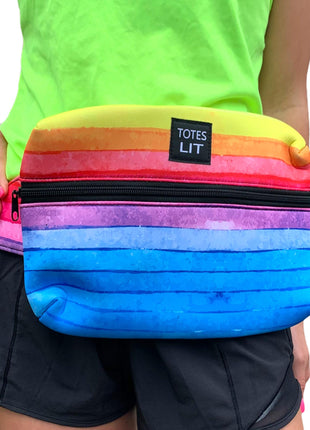 Rainbow Fanny Packin' Tote