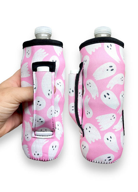 Pink Ghost 16-24oz Soda & Water Bottle / Tallboy Can Handler™