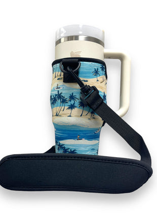 Surf 25-35oz Tumbler With Handle Sleeve