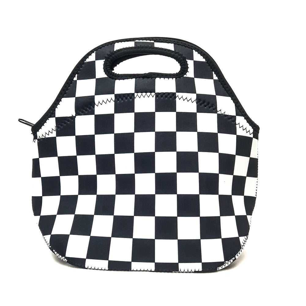 Checkerboard Lunch Bag Tote