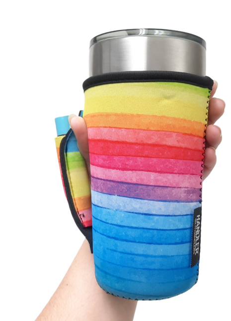 Rainbow 20oz Large Coffee / Tea / Tumbler Handler™