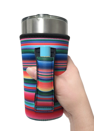 Pink Serape 20oz Large Coffee / Tea / Tumbler Handler™