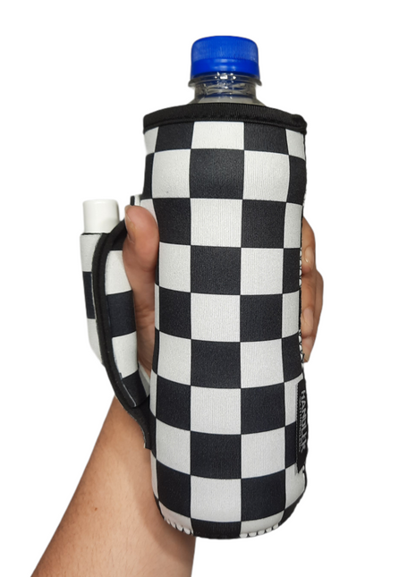 Checkerboard 16-24oz Soda & Water Bottle / Tallboy Can Handler™