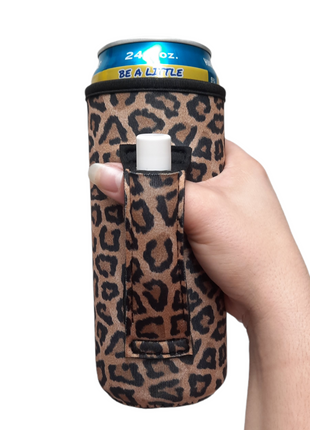Leopard 16-24oz Soda & Water Bottle / Tallboy Can Handler™