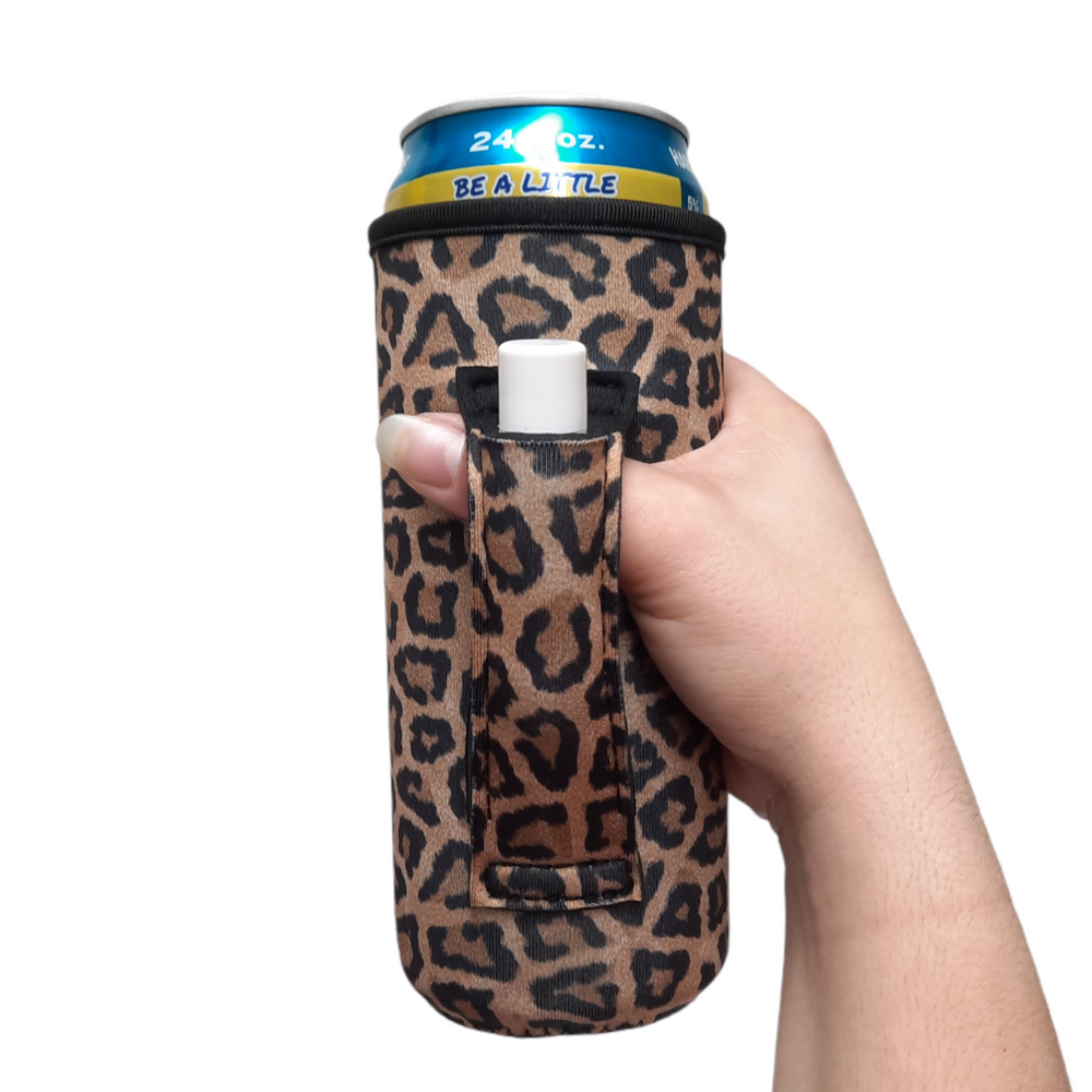 Leopard 16-24oz Soda & Water Bottle / Tallboy Can Handler™