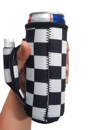 Checkerboard 12oz Slim Can Handler™