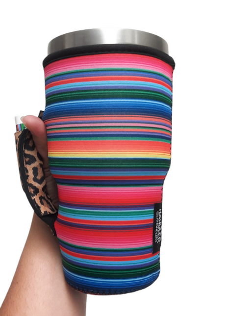 Pink Serape w/ Leopard 30-40oz Tumbler Handler™