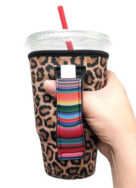 Leopard w/ Serape 20oz Large Coffee / Tea / Tumbler Handler™