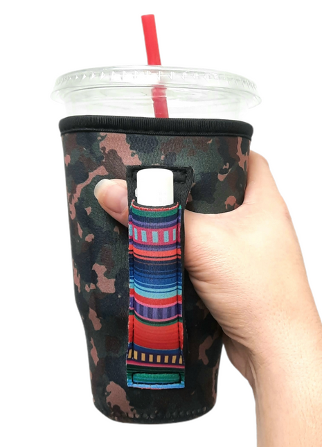 Camo w/ Serape 20oz Large Coffee / Tea / Tumbler Handler™
