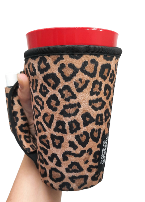 Leopard 16oz PINT Glass / Medium Fountain Drinks and Tumbler Handlers™