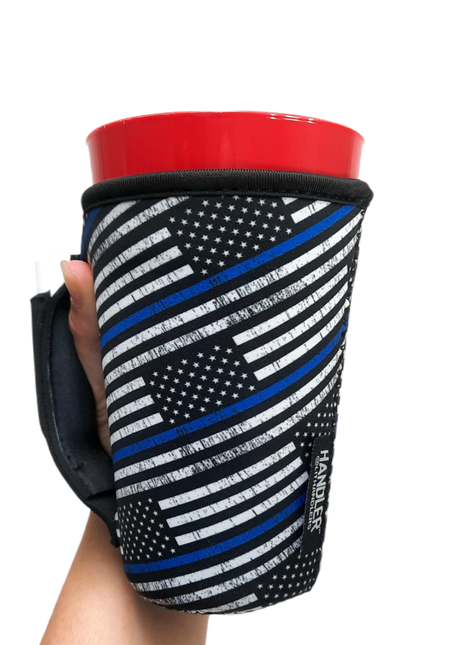 Back The Blue 16oz PINT Glass / Medium Fountain Drinks and Tumbler Handlers™