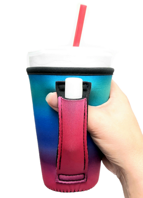 Pink Ombre 16oz PINT Glass / Medium Fountain Drinks and Tumbler Handlers™