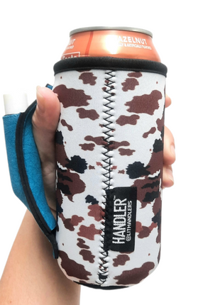 Cowhide w/ Turquoise Leather 16oz Can Handler™