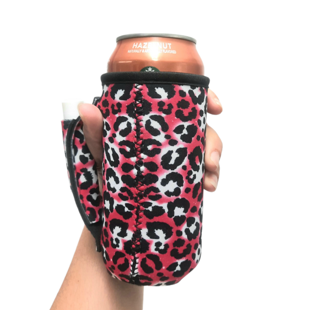 Hot Pink Leopard 16oz Can Handler™