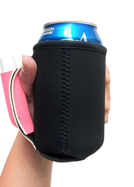 Black w/ Neon Pink 12oz Stubby Can Handler™