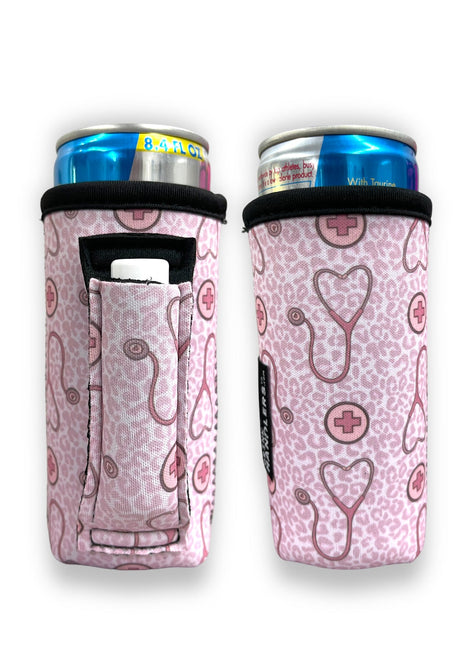 Nurse Leopard 8-10oz Slim Can Handler™