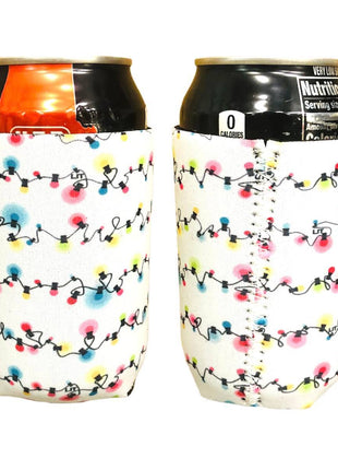 CHRISTMAS LIGHTS 12OZ REGULAR CAN SLEEVE