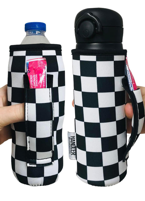 Checkerboard 16-24oz Soda & Water Bottle / Tallboy Can Handler™