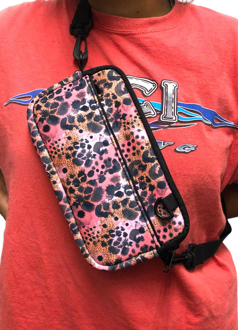 Blushing Leopard Cross Body Purse
