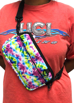 Purple Tie Dye Cross Body Purse