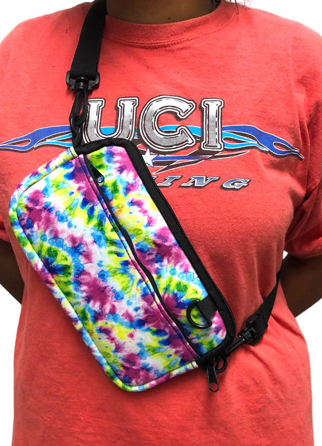 Purple Tie Dye Cross Body Purse