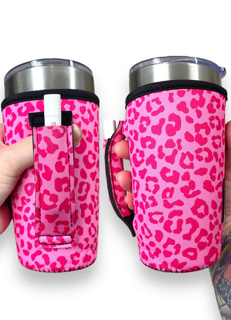 Bubble Gum Kitty 20oz Large Coffee / Tea / Tumbler Handler™