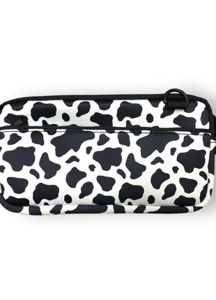 Black and White Cow Print Cross Body Purse