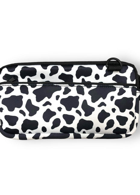 Black and White Cow Print Cross Body Purse
