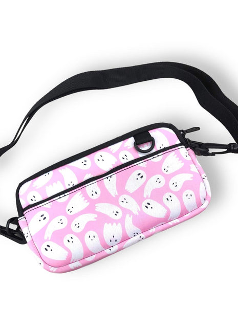 Pink Ghost Cross Body Purse